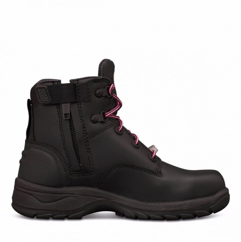 OLIVER 49-445Z LADIES SAFETY BOOTS - ZIP SIDE