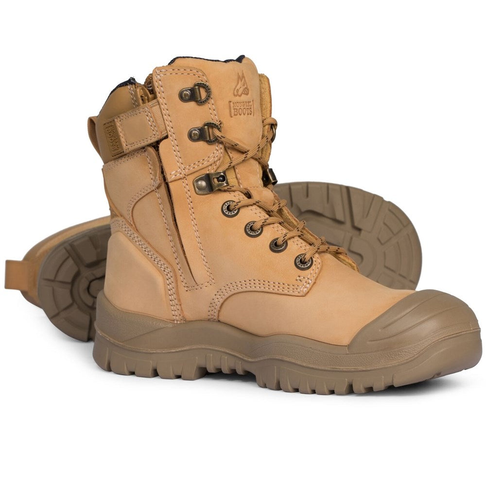 MONGREL 561050 HIGH ANKLE ZIPSIDER SAFETY BOOTS