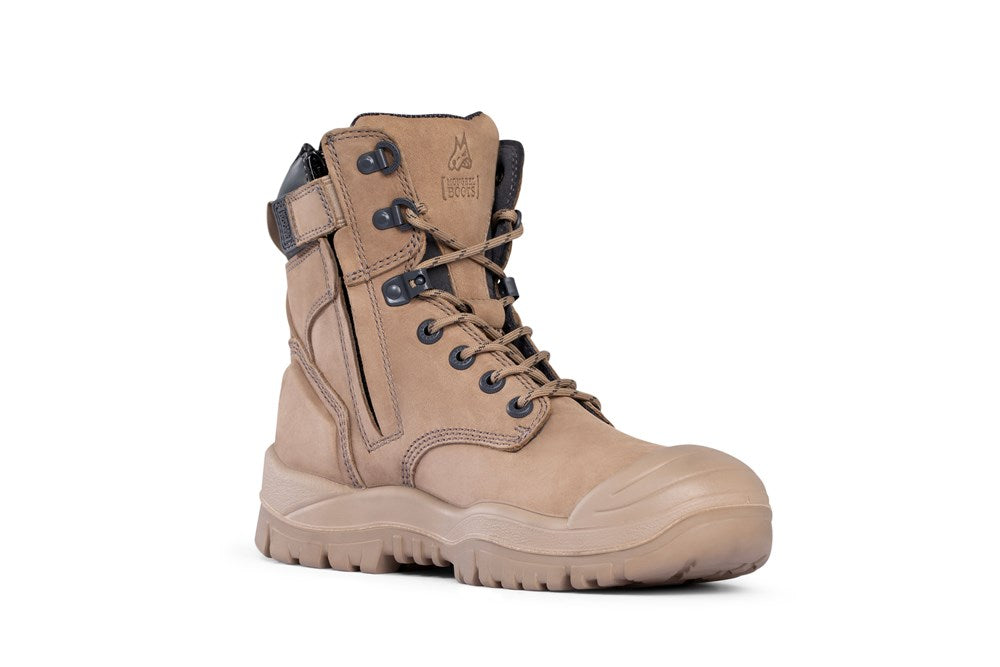 MONGREL 561060 HIGH SIDE SAFETY BOOTS - ZIP SIDE