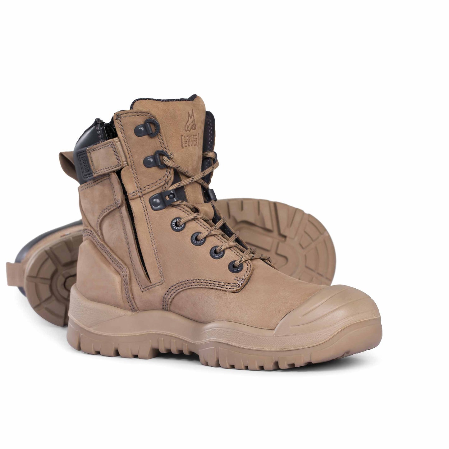 MONGREL 561060 HIGH SIDE SAFETY BOOTS - ZIP SIDE