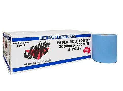 JAWS ROYAL 66045 BLUE FOOD GRADE AUTOCUT HAND TOWEL