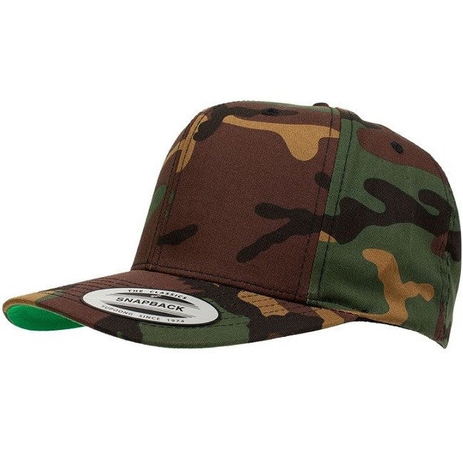 YUPOONG 6689 CURVED CAMO CLASSIC SNAPBACK