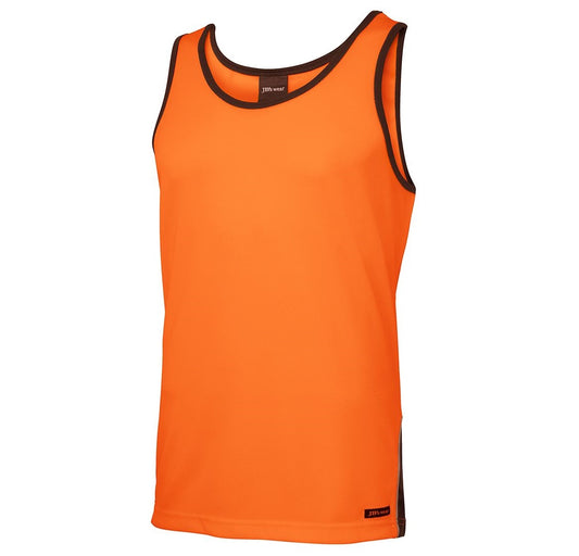 JB'S 6HCS4 HI VIS MICROMESH CONTRAST SINGLET