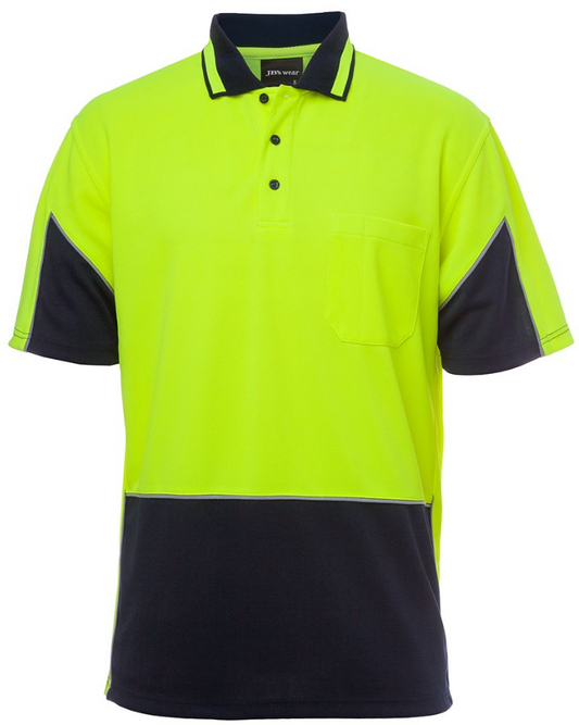 JB'S S/SL HI-VIS MICROMESH GAP POLO