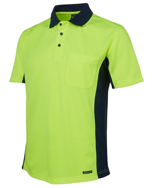 JB'S 6SPHS S/SL HI VIS SPORT POLO