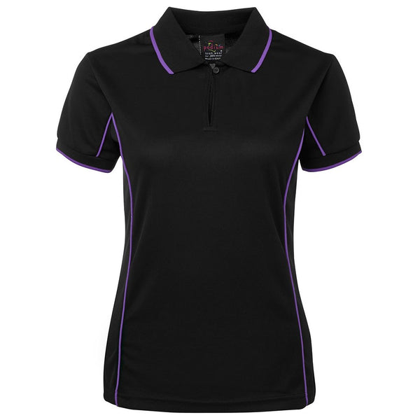 JB'S PODIUM 7LPI S/SL LADIES PIPING POLO