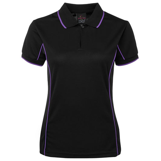 JB'S PODIUM 7LPI S/SL LADIES PIPING POLO
