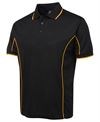 JB'S PODIUM 7PIP S/SL PIPING POLO