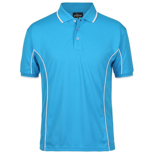 JB'S PODIUM 7PIP S/SL PIPING POLO