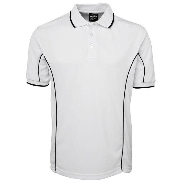 JB'S PODIUM 7PIP S/SL PIPING POLO