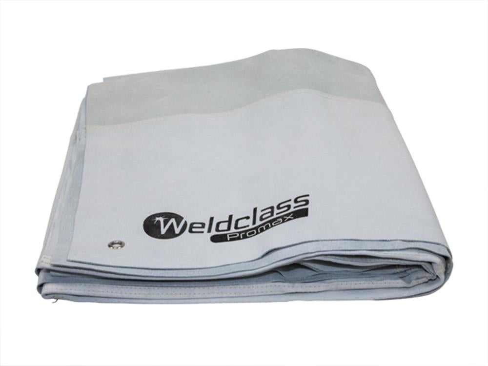 WELDCLASS 8-LWB1818 PROMAX LEATHER WELDERS BLANKET, KEVLAR STITCHED, EYELETS