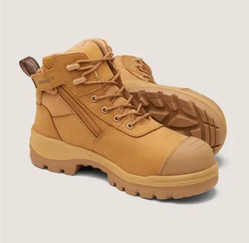 BLUNDSTONE 8550 ROTOFLEX 5" ZIP SIZE SAFETY BOOTS - COMPOSITE CAP