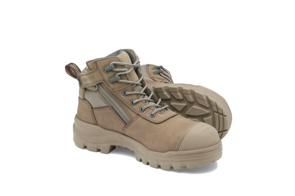 BLUNDSTONE 8553 ROTOFLEX 5" ZIP SIZE SAFETY BOOTS - COMPOSITE CAP