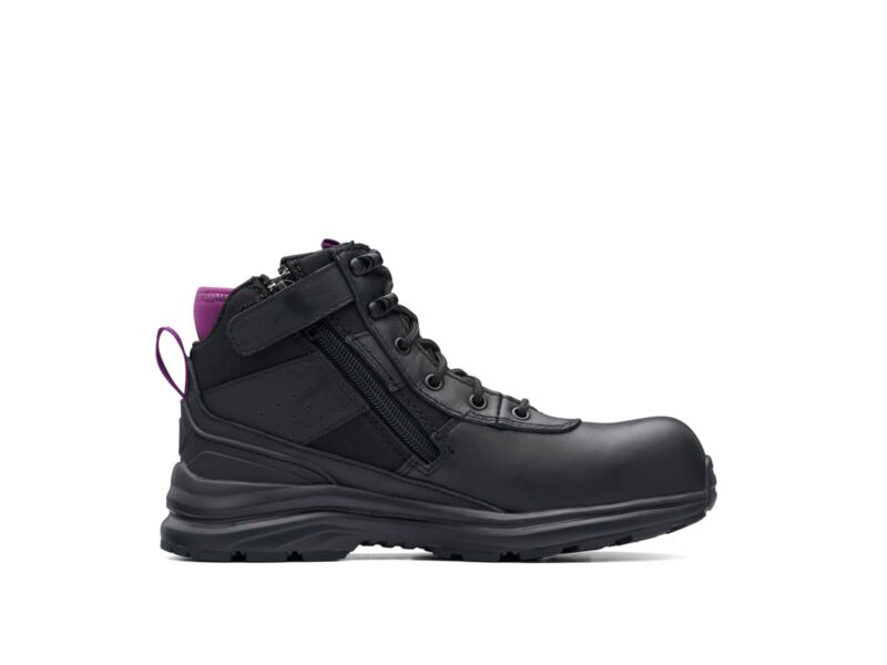 BLUNDSTONE 887 WOMENS SAFETY BOOTS - ZIP SIDE