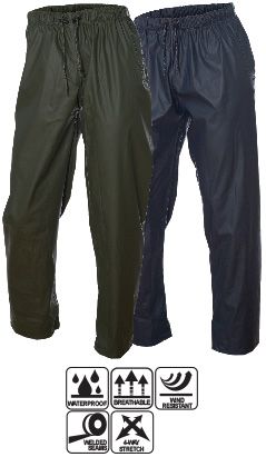 HUSKI K8102 FARMERS BREATHETEC BREATHABLE PU RAIN PANTS