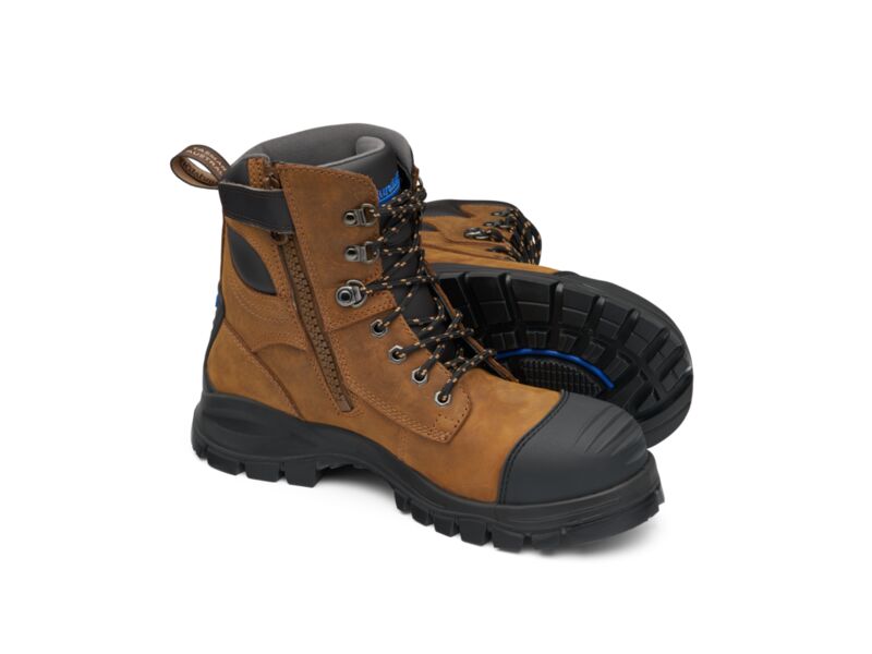 BLUNDSTONE 983 SAFETY BOOTS - ZIP SIDE