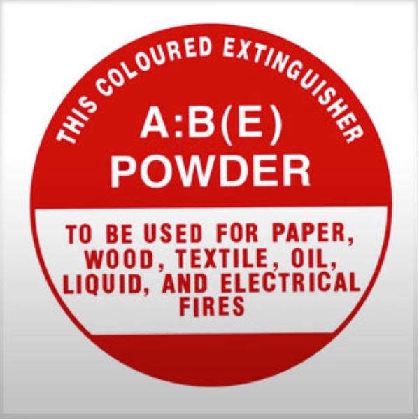 ABE EXTINGUISHER IDENTIFICATION SIGN