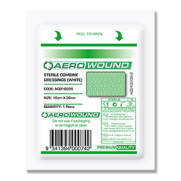 COMBINE DRESSING, FRD237, 10 X 20CM, STERILE