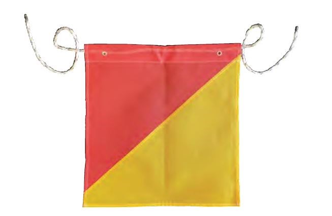 OVERSIZE FLAG WITH ROPES - HEAVY DUTY MESH