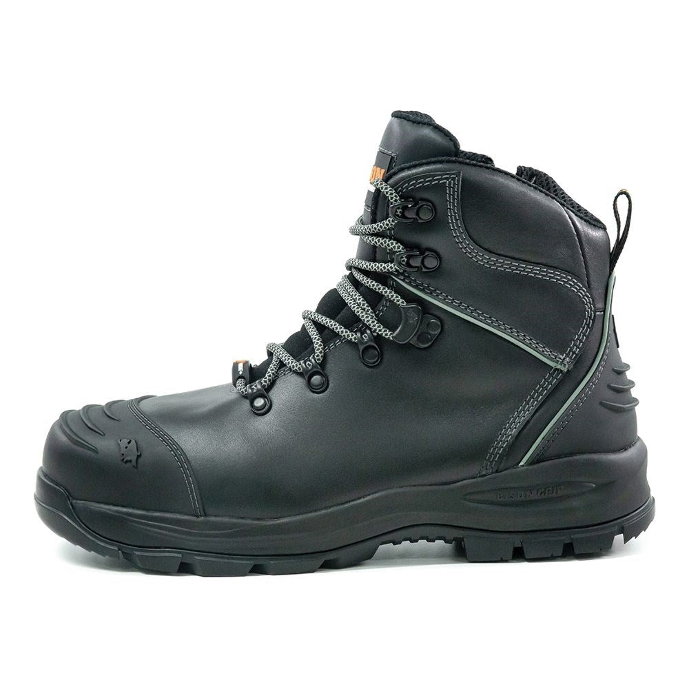 BISON XT ANKLE LACE UP SAFETY BOOT WITH ZIP