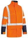 BISLEY BJ6377HT REFLECTIVE HI VIS 5 IN 1 RAIN JACKET