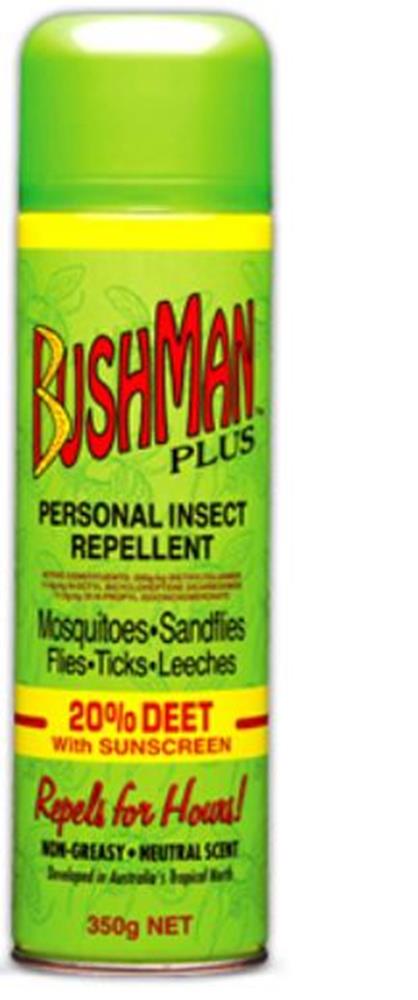 BUSHMAN INSECT REPELLANT PLUS SUNSCREEN-350GM