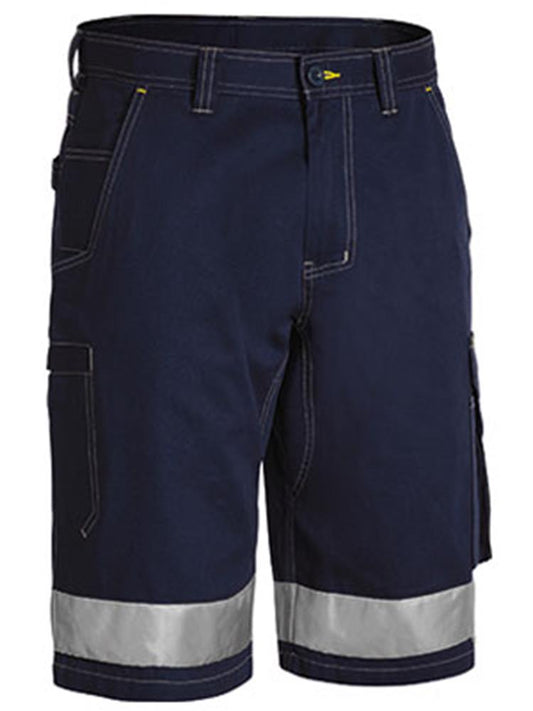 BISLEY BSHC1432T REFLECTIVE COOL VENTED LIGHTWEIGHT CARGO SHORT