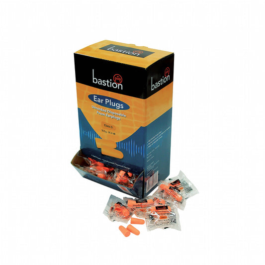 BASTION UNCORDED DISPOSABLE FOAM EARPLUGS BEP5212-26.4dB CLASS 5