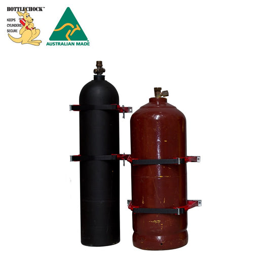 BOTTLECHOCK OXYGEN/ACETYLENE CYLINDER RESTRAINT KIT BGOXYACET