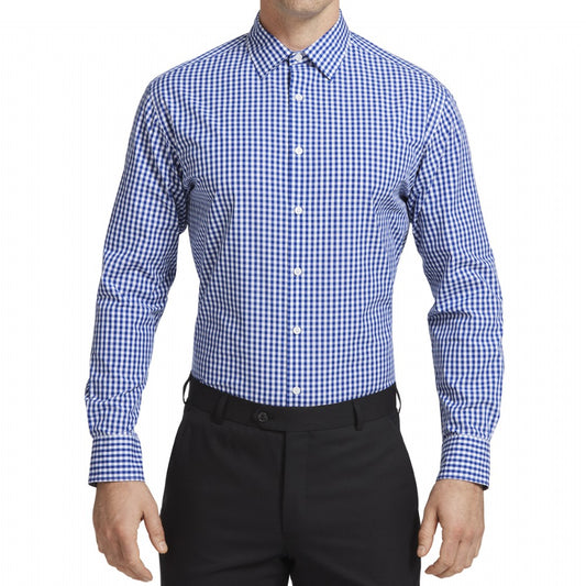 NNT CATJ4V L/SL POPLIN CHECK SHIRT