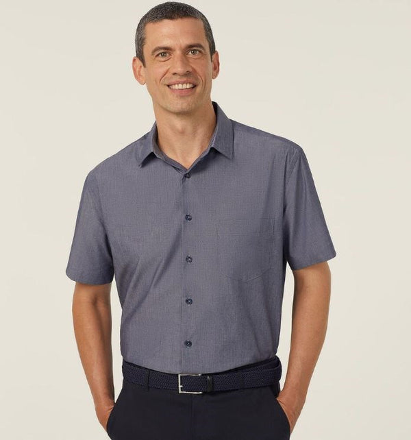 NNT CATJB7 TEXTURED MENS SHORT SLEEVE SHIRT