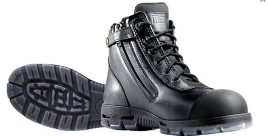 REDBACK FUSCBZS COBAR SAFETY BOOTS - ZIP SIDED