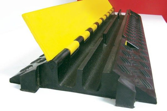 BARRIER CP2BODY RUBBER CABLE PROTECTOR - 2 CHANNEL 1000(L)X250(W)X50mm(H)