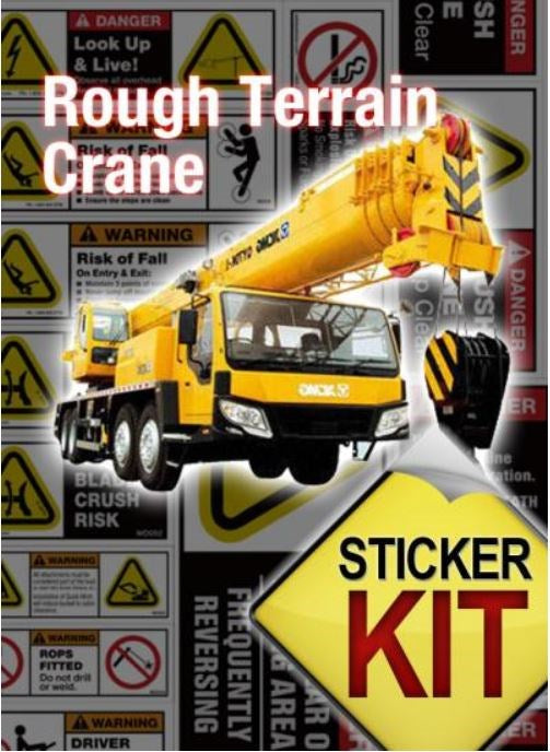 ROUGH TERRAIN CRANE SAFETY STICKER KIT CRSS