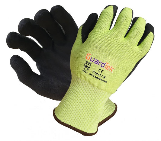 GUARDTEK CUT-3YE CUT 3 RESISTANT GLOVES