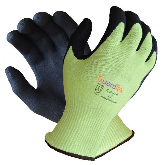 GUARDTEK CUT5-YE CUT 5 RESISTANT GLOVES