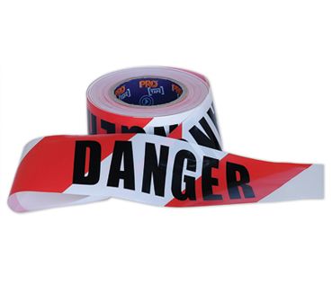 PROCHOICE DT10075 DANGER BARRIER TAPE 75MM X 100M