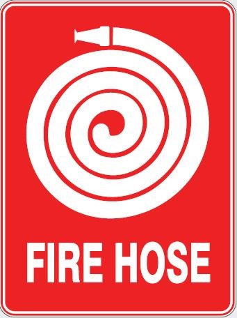 FIRE HOSE SIGN