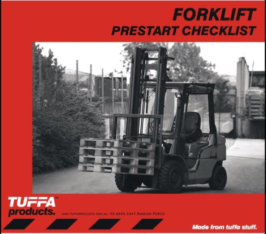 FORKLIFT DB03 PRE START CHECKLIST BOOK