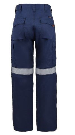FLAMEBUSTER FPL019 ARCFLASH HRC2 LADIES CARGO PANT WITH FR REFLECTIVE TAPE