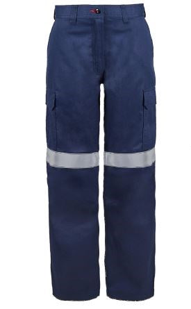 FLAMEBUSTER FPL019 ARCFLASH HRC2 LADIES CARGO PANT WITH FR REFLECTIVE TAPE