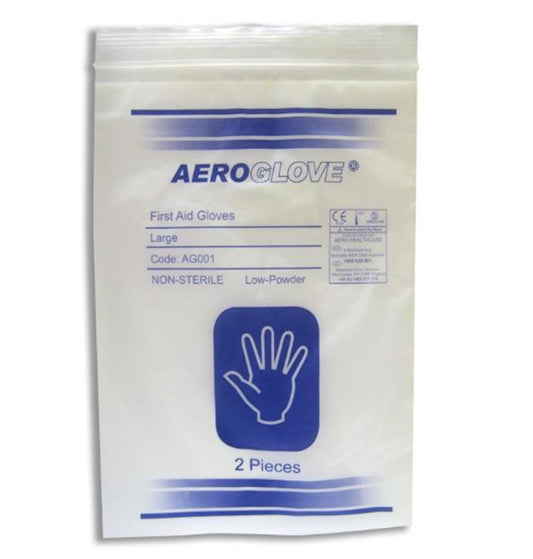 DISPOSABLE NITRILE EXAMINATION GLOVES - 2PK