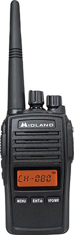 MIDLAND 5 WATT IP67 WATERPROOF UHF-CB - 80 CHANNEL