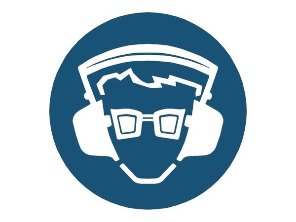 MANDATORY M005 HEARING & EYE PROTECTION DECAL