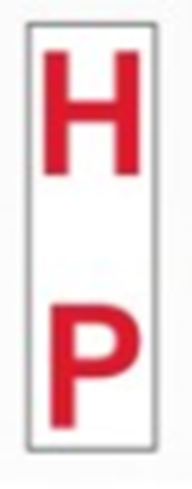 VERTICAL POLE UTILITY INDICATOR MARKER PLATE - PK 5