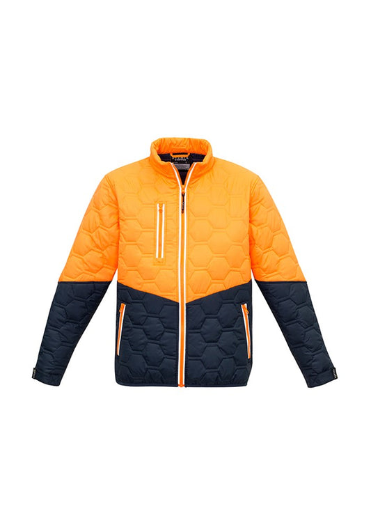 SYZMIK ZJ420 UNISEX HI VIS STREETWORX PUFFER JACKET