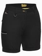 BISLEY BSHL1015 LADIES STRETCH COTTON SHORT
