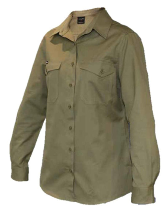 KING GEE K69880 L/SL LADIES WORKCOOL 2 SHIRT
