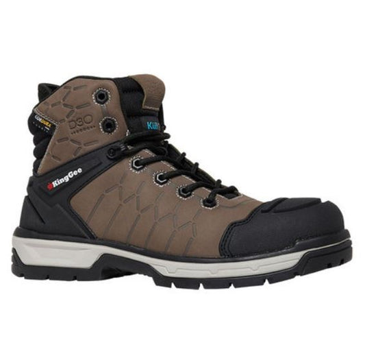 KING GEE K27120 QUANTUM SAFETY BOOTS - ZIP SIDE