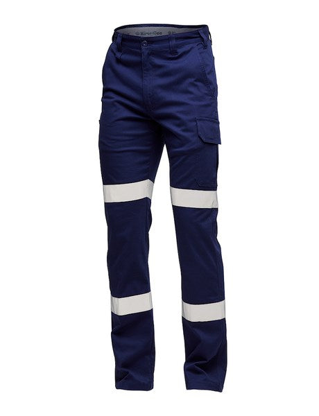 KING GEE K53018 BASIC STRETCH REFLECTIVE BIO MOTION CARGO TROUSER